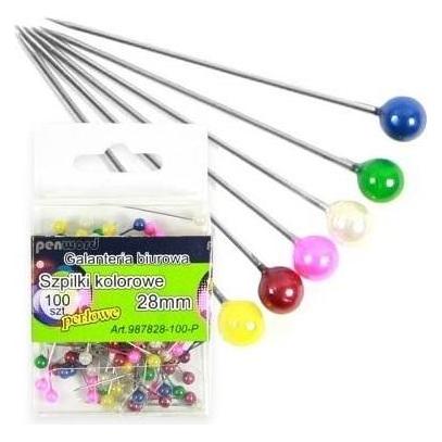 Penword Bunte Perlennadeln 28mm 100 Stk (47724287)