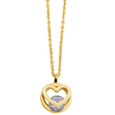 Kette ohne Anhänger ADELIA´S "Halskette mit Anhänger – aus Edelstahl", gold, Halsketten, Damen, 50cm, Edelstahl, Schöne Geschenkidee zum Jubiläum