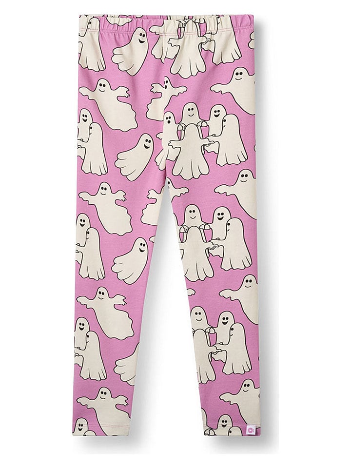 Småfolk Leggings "Geistern" in Rosa - 104/110