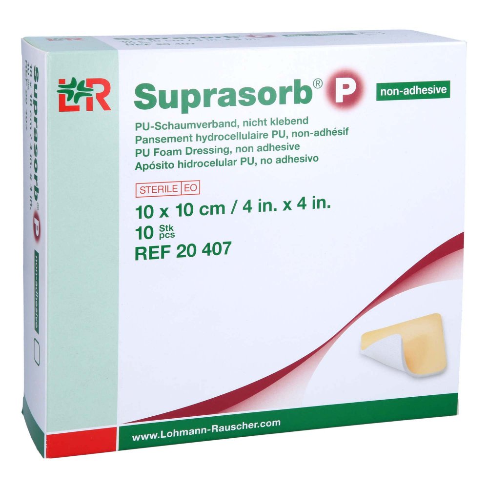 ToRa Pharma GmbH Suprasorb P Pu-schaumv.10x10 cm nicht klebend 11531290