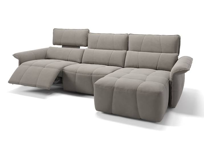 Stoff Eckcouch ADRIA Relaxfunktion Ecksofa