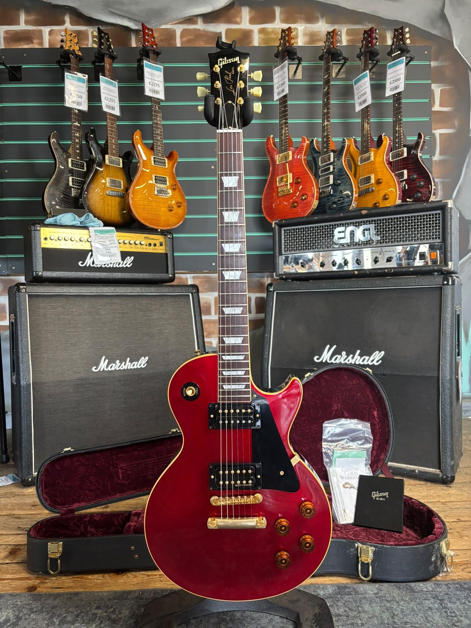 Gibson Custom Shop Les Paul Standard Candy Apple Red 2008 Jimmy Page Spec   Candy Red - Refurbished