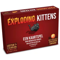 Asmodée Exploding Kittens (Niederländisch, 2 - 5 Spieler)