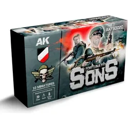 AK Interactive FORTUNATE SONS Panzergrenadier Division (10 Miniatures)