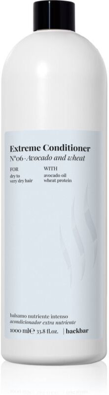 FarmaVita Backbar Extreme après-shampoing hydratant en profondeur pour cheveux secs 1000 ml