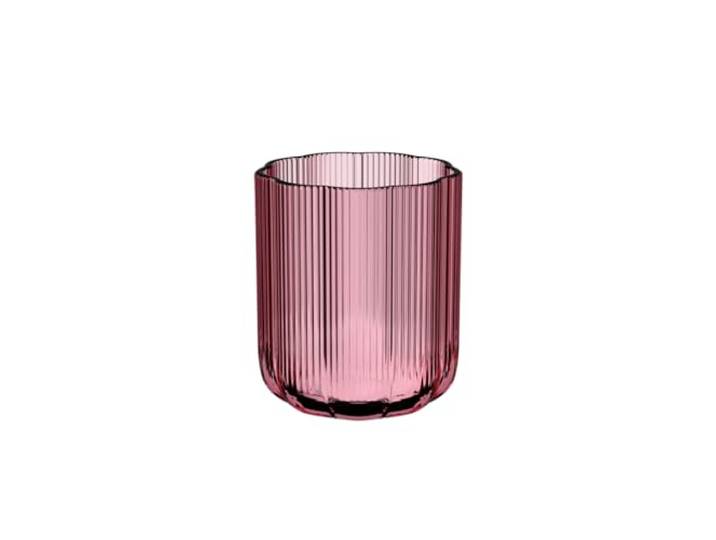 Villeroy & Boch – Fleur Gifts Vase, Höhe: ca. 15 cm, Lila, Florale Glasvase für vielseitige Blumenarrangements, Hochwertiges Glas