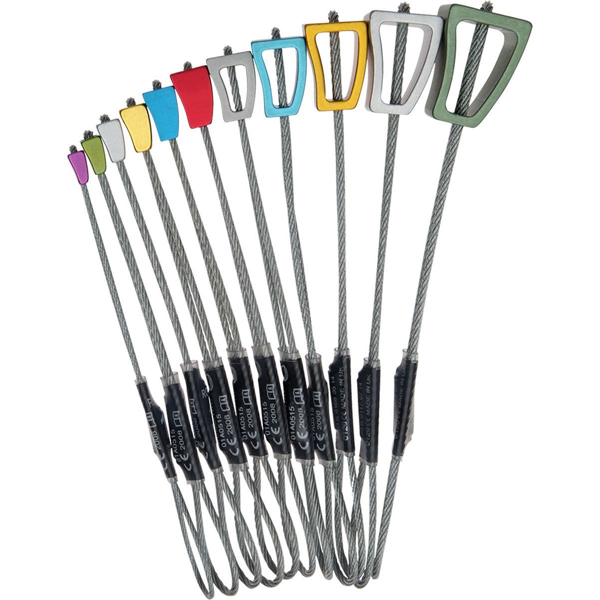 Wild Country Rock ON Wire Anodised SET 1-10 uni (0999) SET 40-RWASET3-0999-SET