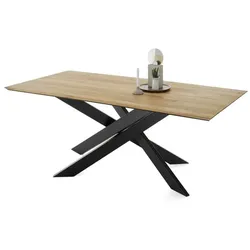 set one by Musterring Esstisch Lakewood 200 x 100 cm Holz Braun Eiche