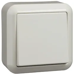 Elso 382600 Uni-Taster 10A CONTURA Steckklemme perlweiß