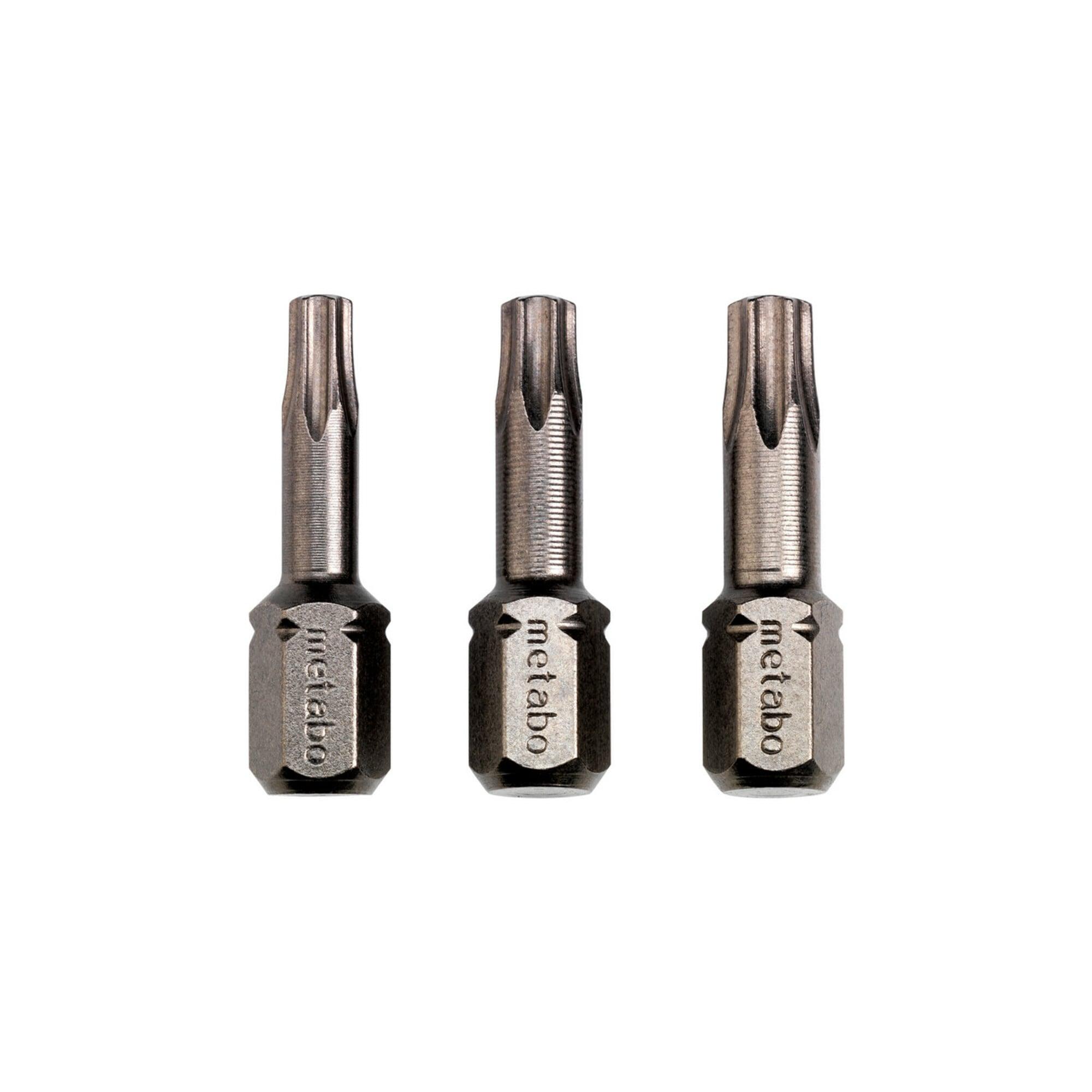 Metabo 3 Bits für TX-Schrauben T15/ 20/ 25 Torsion (628539000)