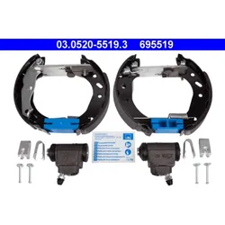 Bremsbackensatz ATE 03.0520-5519.3 für Ford Escort VI Turnier KA