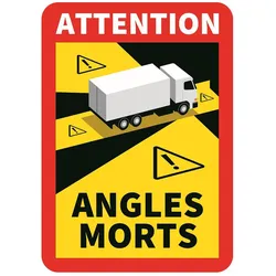 Brady, Sicherheitskennzeichnung, Blind Spot Sign for Trucks