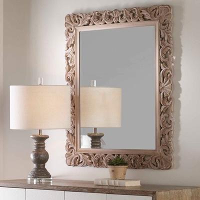The Uttermost Co. Monroe Wall Mirror Natural , Natural