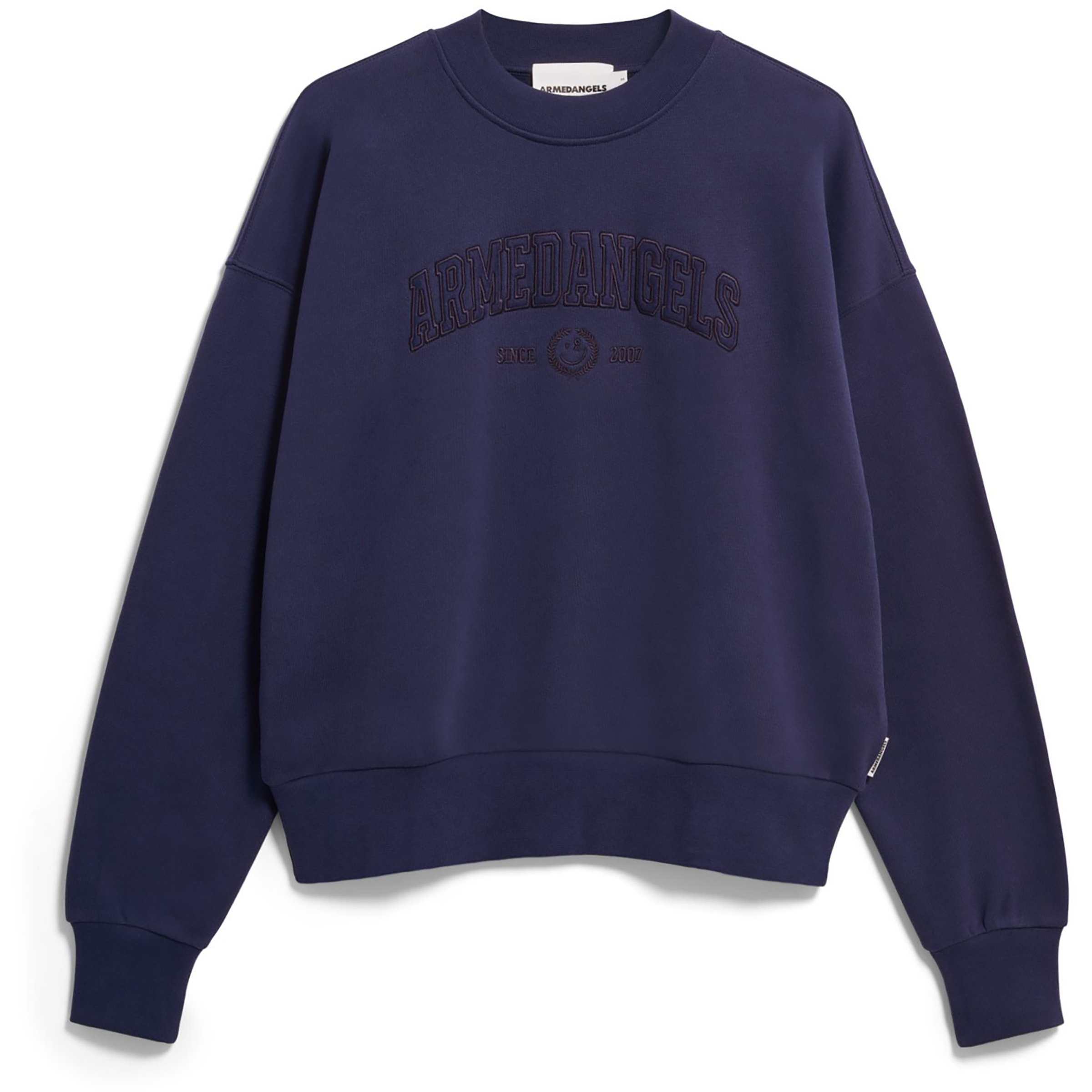 Armedangels Alizaa College Damen Pullover blau Größe M Lifestyle Hautfreundlich