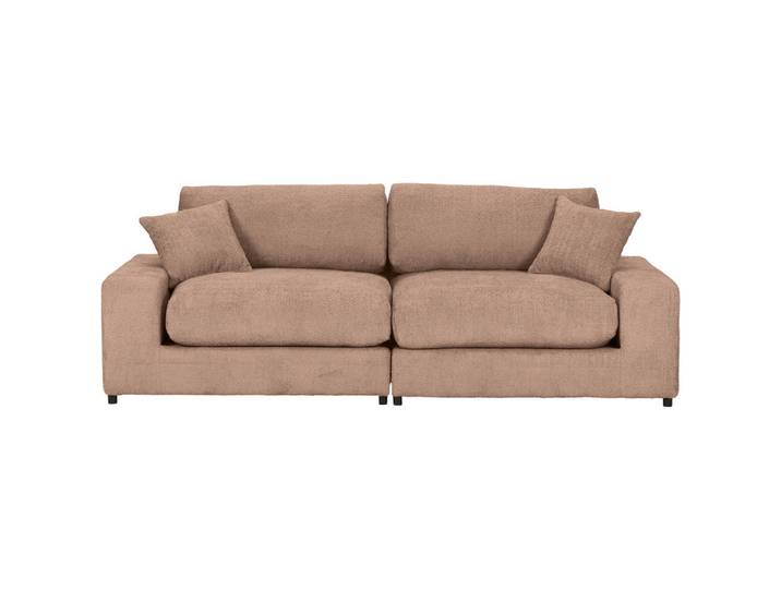 Landscape Bigsofa, Rotbraun, Kunststoff, Füllung: Schaumstoffflocken,Schaumstoffflocken,Schaumstoffflocken, 240x76x125 cm, Stoffauswahl, Rücken echt, Wohnzimmer, Sofas & Couches, Sofas, Bigsofas