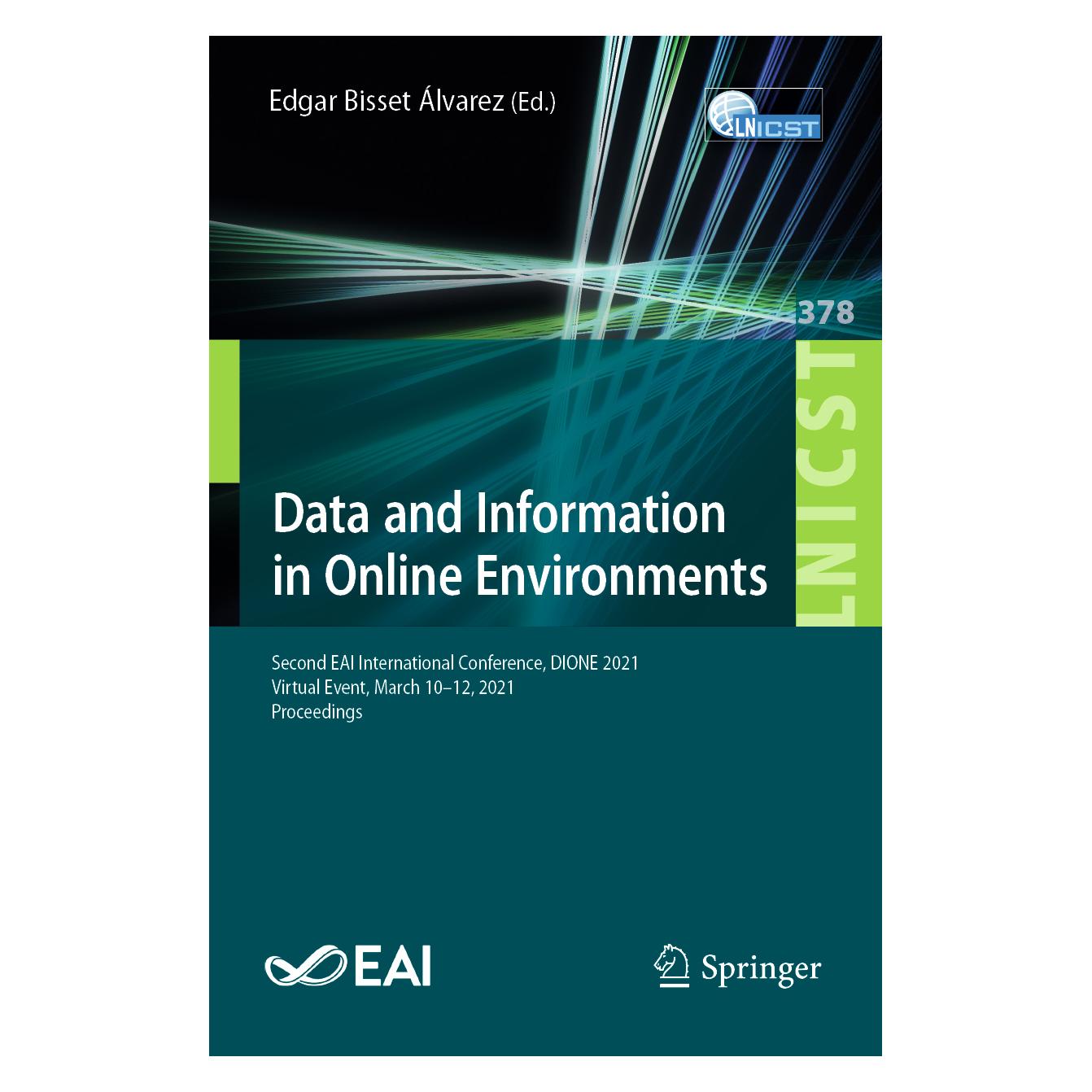 Springer Data and Information in Online Environments (Englisch, Softcover, Edgar Bisset Álvarez) (56194652)
