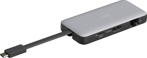 Digitus USB-C Dockingstation DA-70916 inkl. Ladefunktion, integrierter Kartenleser, USB-C Power Delivery