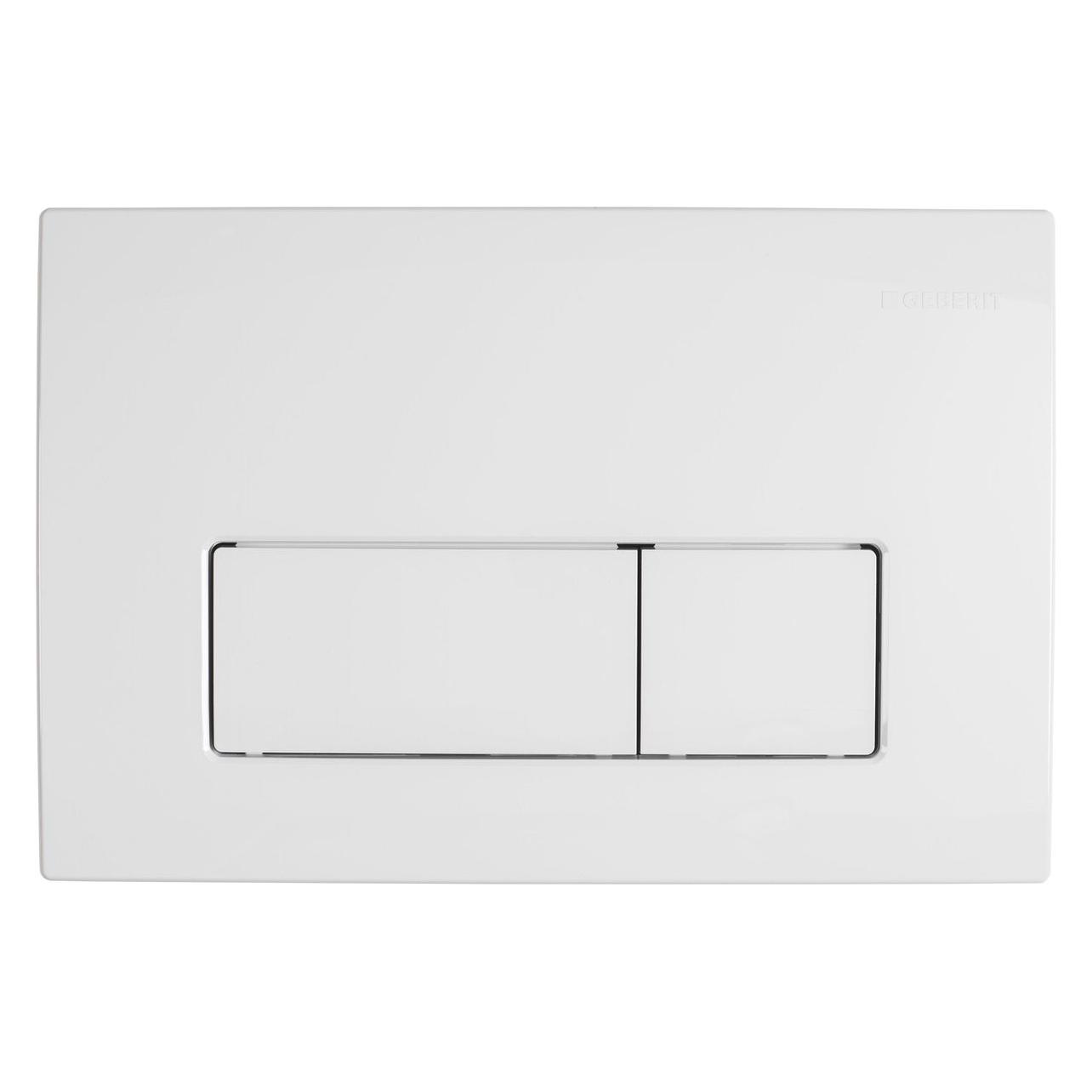 Geberit Toilet flush plate Delta 51 white (115.105.11.1) (115.105.11.5)