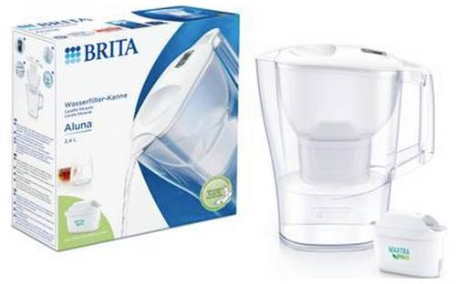 Brita Aluna 124595 Wassersparfilter-Set 2.5l Weiß