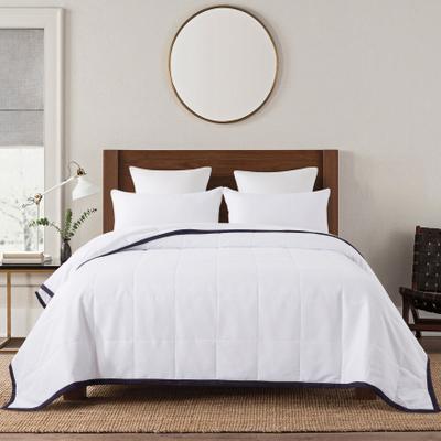 Framed Down Alternative Blanket by St. James Home in Navy (Size KING)