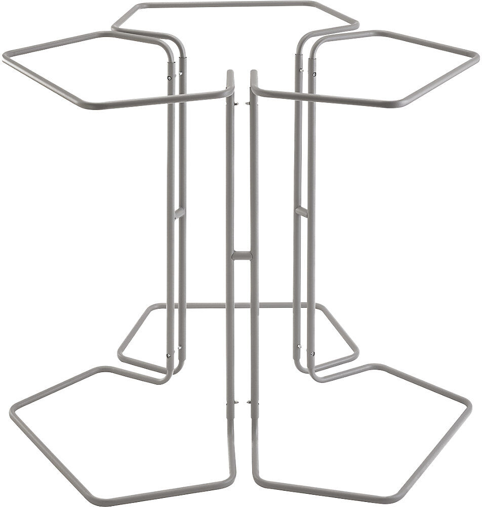 Müllsackhalter 3-fach, für Volumen 3 x 240 oder 400 l, Höhe 1090 mm Mottez