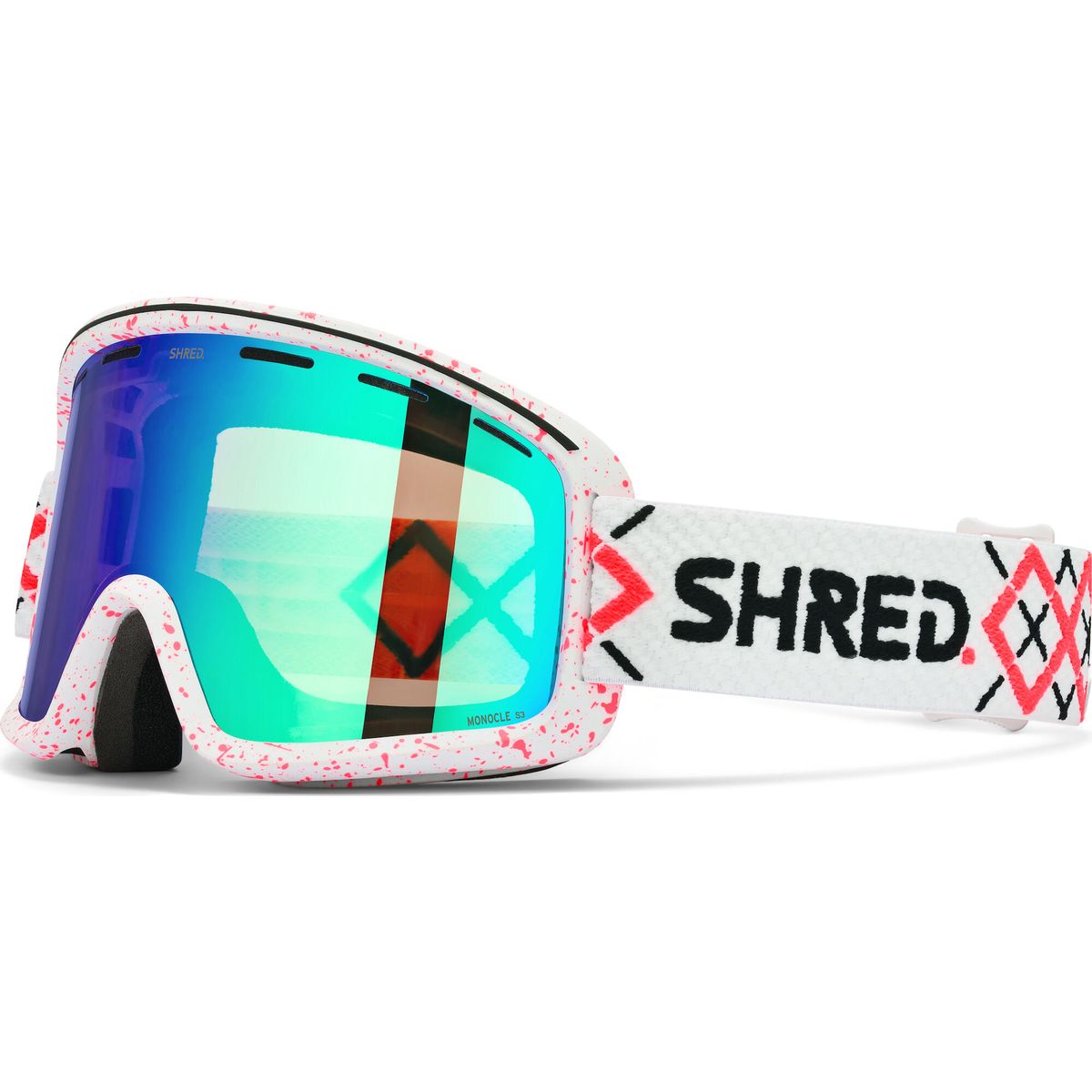 Shred Monocle bigshow white/rust - cbl plasma (WHITE) GOMONQ53A-WHITE
