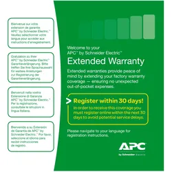 APC Service Pack 3 Year Extended Warranty, USV Zubehör