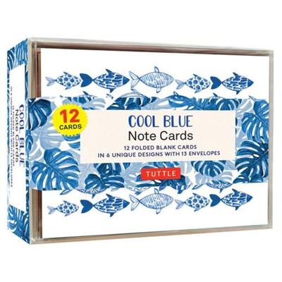 Cool Blue Note Cards - 12 Cards, Nonbook von , Pan macmillan Ltd., 978-0-8048-5483-2