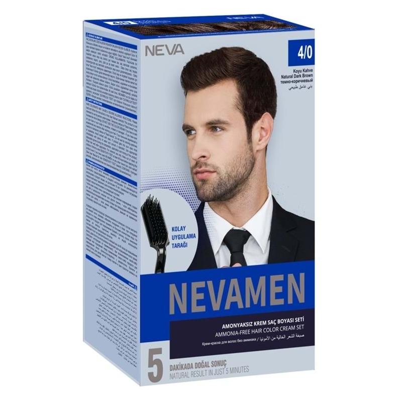 Neva , Nevamen, Semi-permanente Haarfarbe, 4/0, 150 ml (4/0) (74848010)