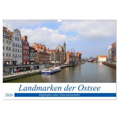 Landmarken der Ostsee (Wandkalender 2026 DIN A3 quer), CALVENDO Monatskalender