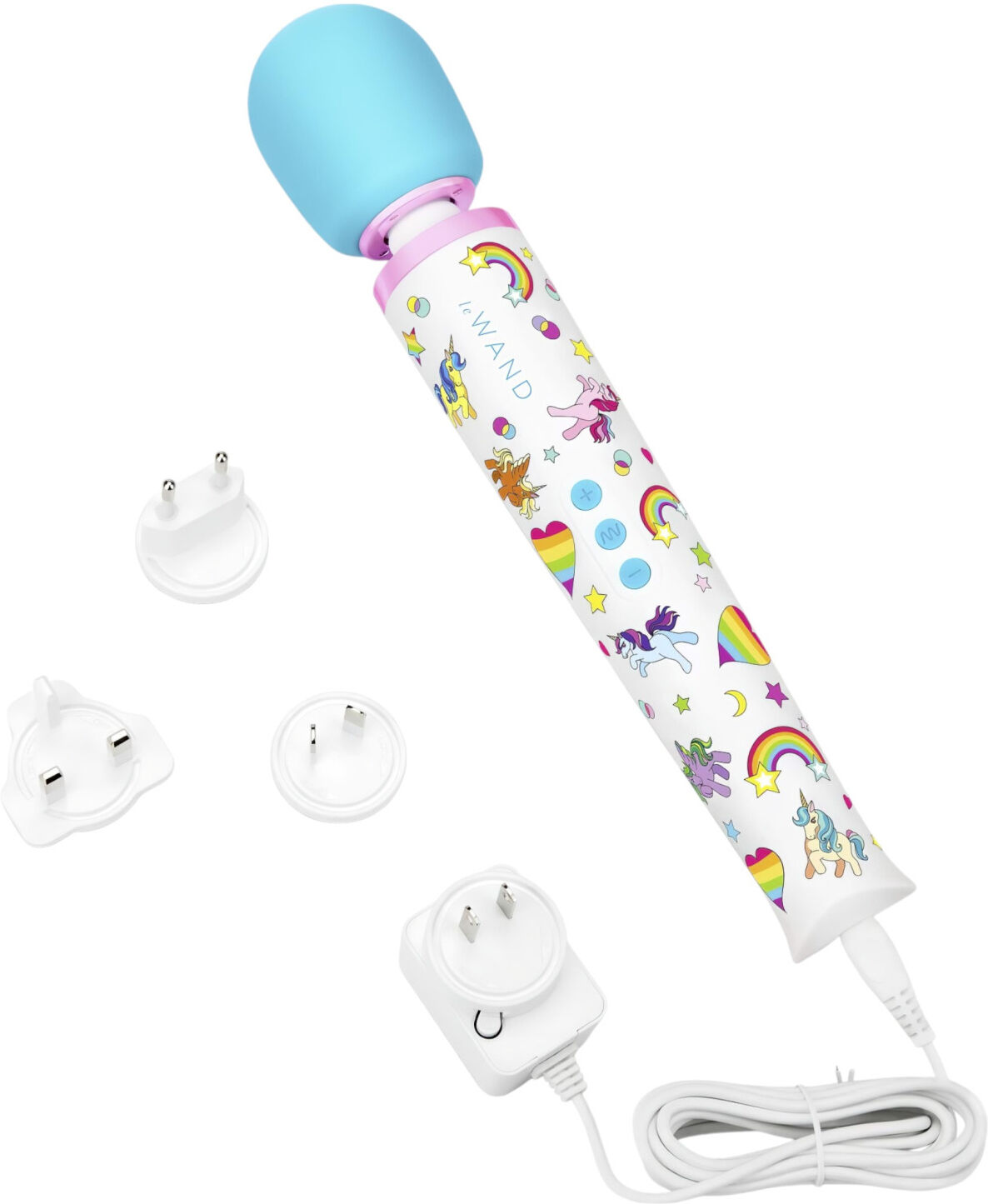 le Wand Unicorn - massage vibrator set (rainbow)