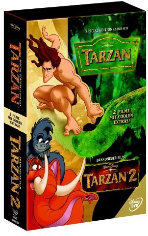 Tarzan / Tarzan 2 (3 DVDs) - Preis vom 08.10.2026 07:26:42 h