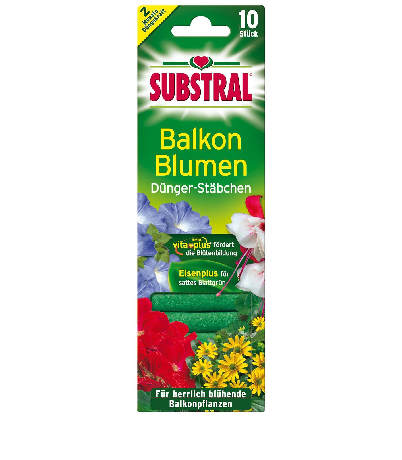 SUBSTRAL® Balkonblumen Düngerstäbchen 10 Stück 7321