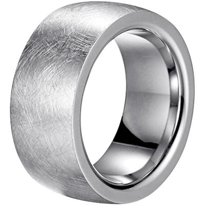 Fingerring FIRETTI "Schmuck Geschenk Edelstahl Ring Damenring Herrenring Ice" Gr. 64, silber (edelstahlfarben), Fingerringe, Damen, 64, Edelstahl, 11mm, Fingerring