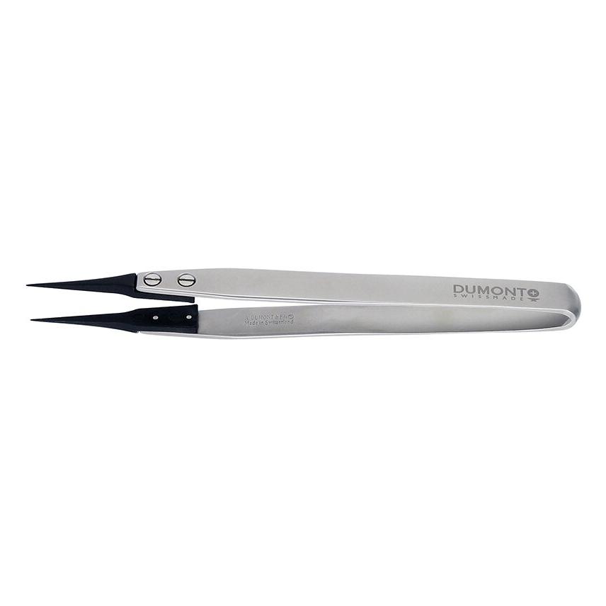 DuMont Pinzette WA, patentiertes Modell, Handhaben WA1 mit 15-ESD Spitzen (10004-E15-SM)