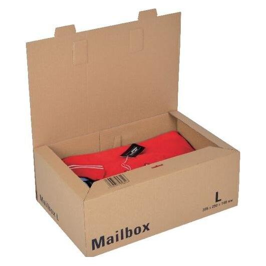 Colompac 15 Versandkartons CP 098 Mailbox L 40,0 x 26,4 x 14,4 cm (15 Stk., 14 x 26.40 x 14.40 cm) (CP098.04.015)