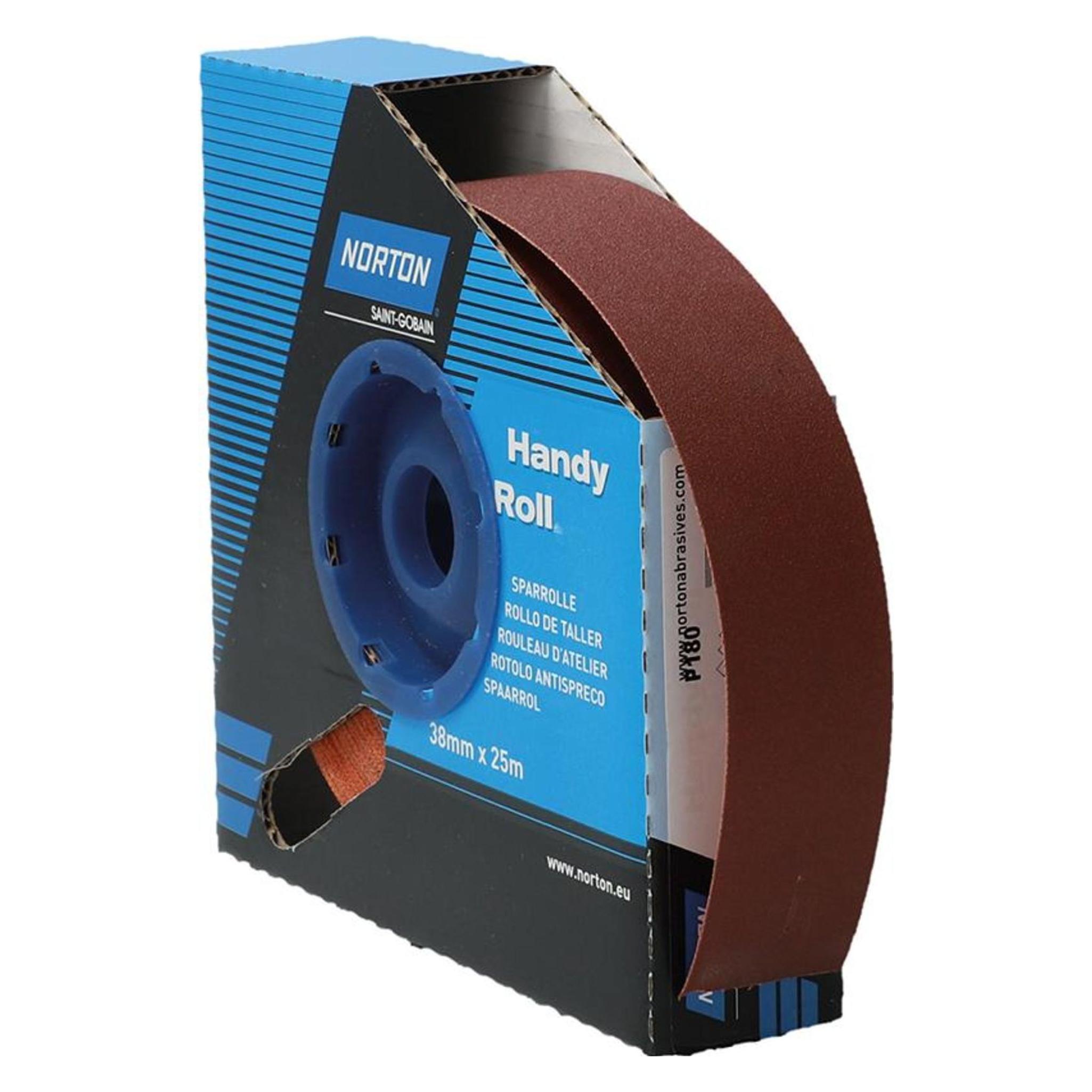 Magni Norton Handy Rolls - Schleifpapier Rolle R222 38 mm 25 m G180 (3157620181743)