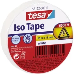tesa Isolierband 10m:15mm Weiß