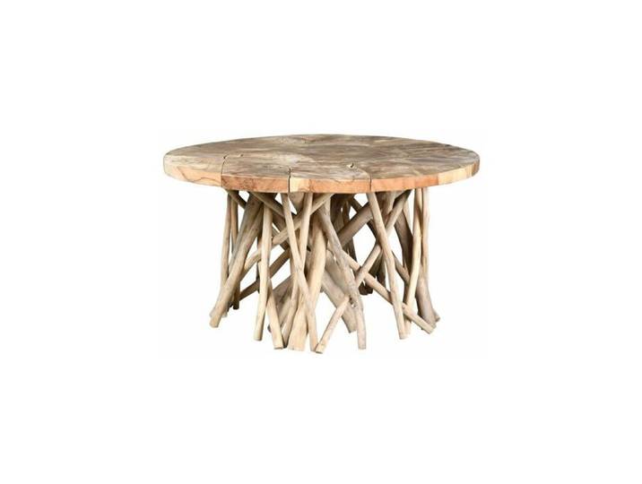 Table ronde en teck Puzzle - Arthur