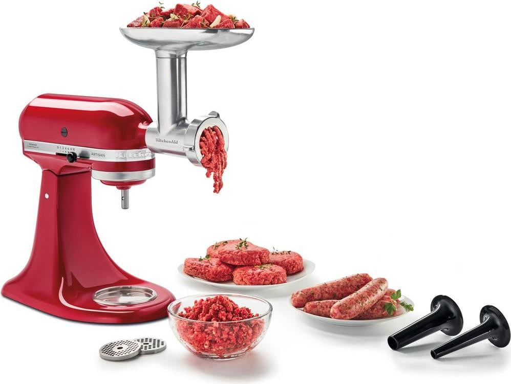 KitchenAid vleesmolenaccessoire roestvrij staal model 5KSMMGA