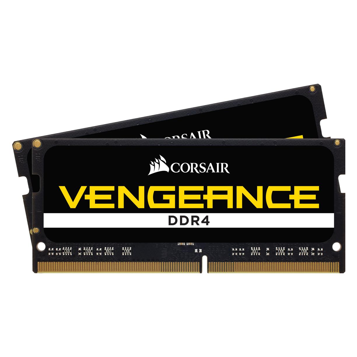 Corsair Vengeance (2 x 16GB, 2666 MHz, DDR4-RAM, SO-DIMM) (CMSX32GX4M2A2666C18)