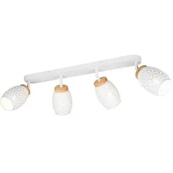 Trio, Deckenstrahler, R81574031 Strahler Bidar 4flg Metall Weiss (E14)