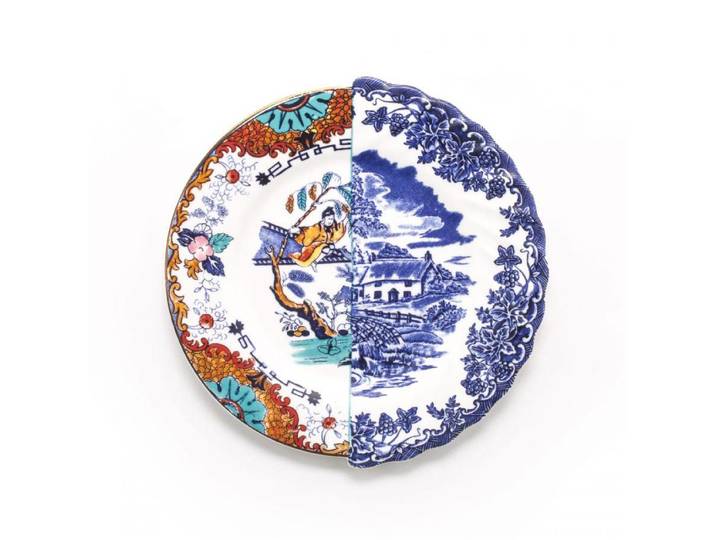 SELETTI set de 6 assiettes de dessert HYBRID VALDRADA