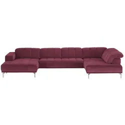 Lounge Collection Elementgruppe  Sarina ¦ rot ¦ Maße (cm): B: 383 H: 75 T: 212.0