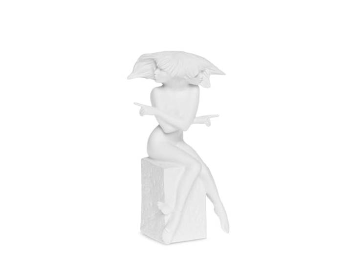 Christel by Sommer Figuur figuur sterrenbeeld tweelingen 24cm wit polyresin