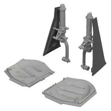 Eduard P-51D undercarriage legs PRINT for Arma Hobby (672446)