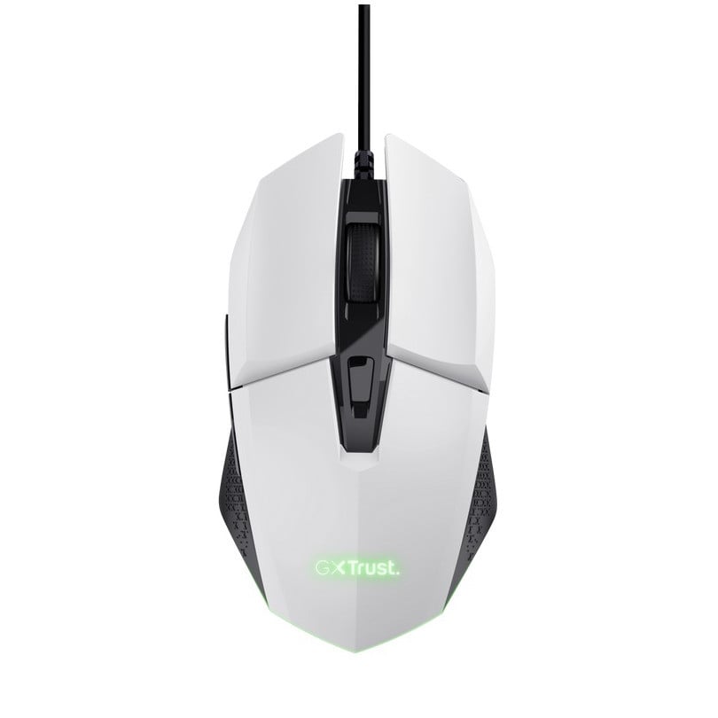 Trust GXT 109W Felox Optische Gamingmuis Wit 6400 DPI