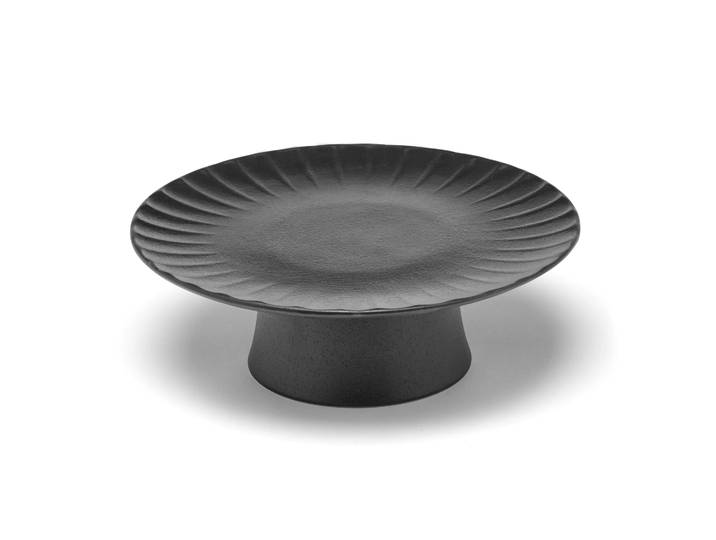 Serax Plat à gâteau Inku M Ø21 cm Noir