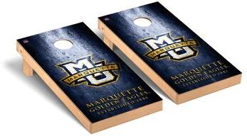 Skip's Garage Marquette Golden Eagles Museum Cornhole Board Set