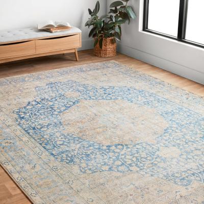 Alexander Home Victoria Shabby Chic Printed Vintage Area Rug